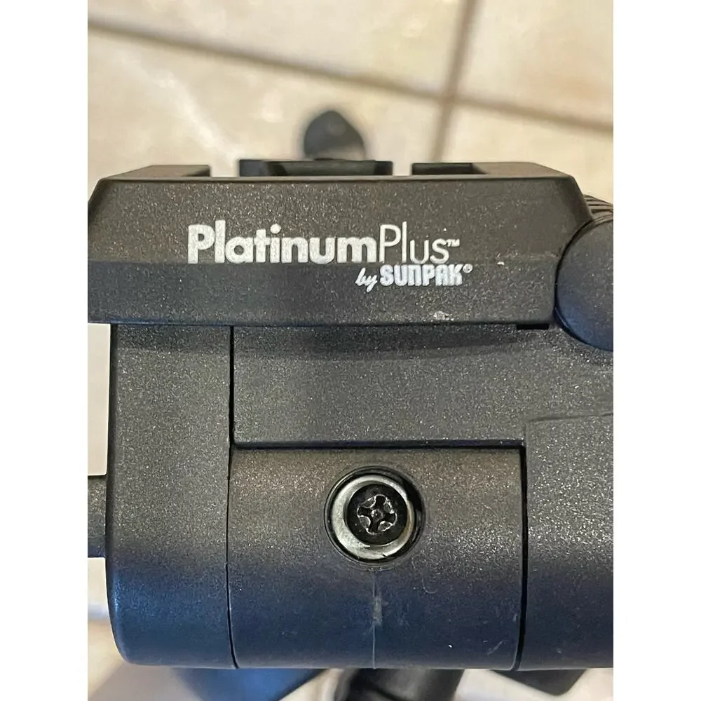 Sunpak 6200DX Platinum Plus Digital Tripod W/ Box Extends to 61.2